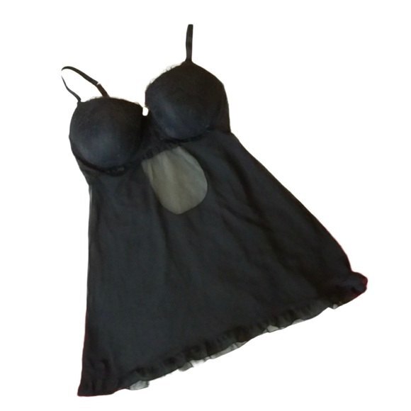 Gilligan & O'malley | Black Push-up Lace Lingerie - Picture 1 of 9